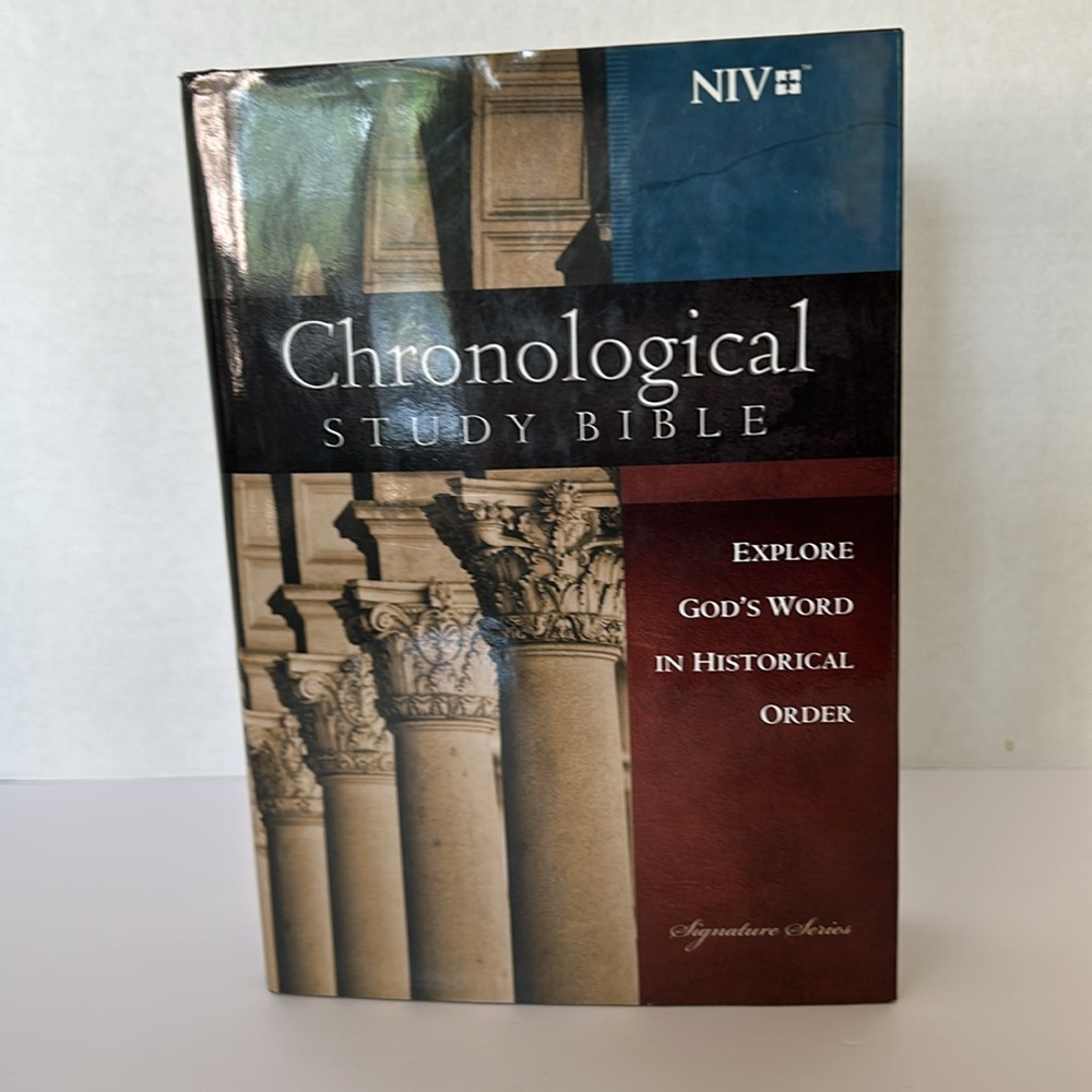 NIV, Chronological Study Bible Hardcover NWT